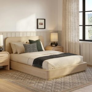 Maren Queen Bed - Natural Ash
