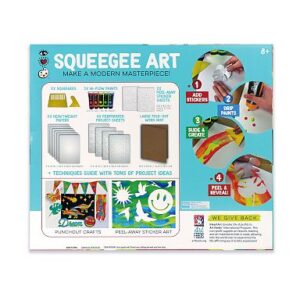 I Heart Art Squeegee Art