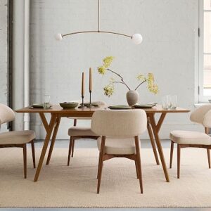 Mid-Century Extendable Dining Table (39"-92")