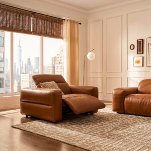 Jaron Leather Recliner Armchair