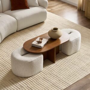 Hugg Nesting Rectangular Coffee Table