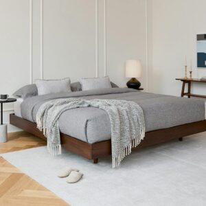Basi King Bed Frame - Walnut