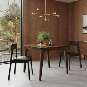Plumas 37.5" - 57.25" Extendable Dining Table - Walnut