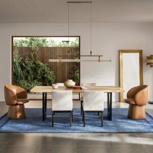 Cassidy Leather Swivel Chair