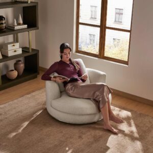 Hamilton Round Swivel Armchair