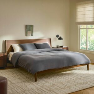 Cooper King Low Profile Bed - Walnut