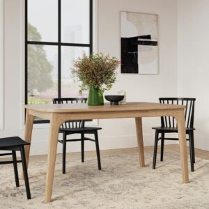 Plumas 37.5" - 57.25" Extendable Dining Table - White Oak