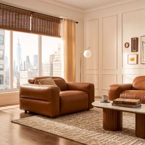 Jaron Leather Recliner Armchair