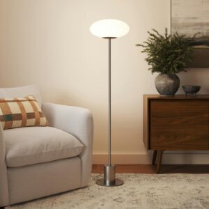 Menken Floor Lamp - Brushed Nickel
