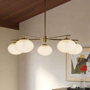 Menken 5-Light Chandelier - Brass