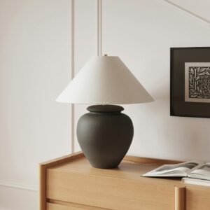 Carrizo Table Lamp - Charcoal Ceramic