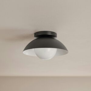 Gemma Small Flushmount Ceiling Light - Black