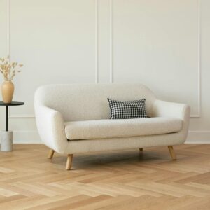 Gabriola 64" Loveseat - Ivory Bouclé
