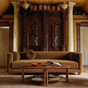 Pierce & Ward Rolled Arm Sofa Living Room