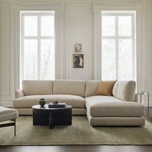 Haven 2-Piece Bumper Chaise Sectional (108"-113")