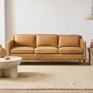 Hamilton Leather Sofa (70"-91")