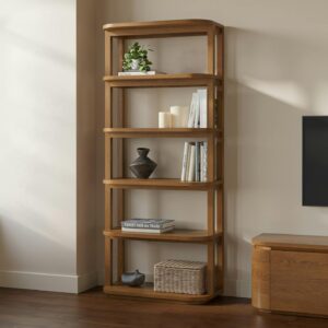 Maren 32" Shelving Unit - Smoked Oak