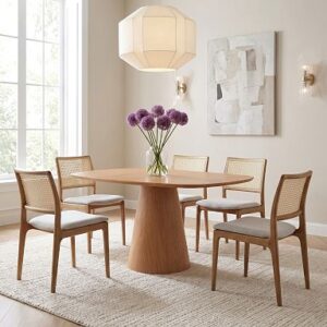 Octavius Brazilian Oak Dining Table (51")