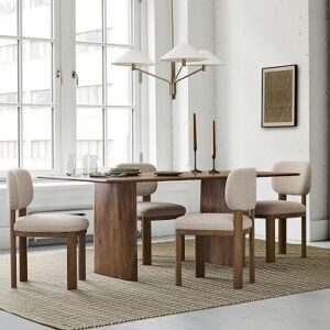 Anton Solid Wood Dining Table (72", 86") - ADA