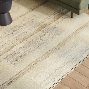 Riya 9 x 12 Performance Rug - Tonal Shapes