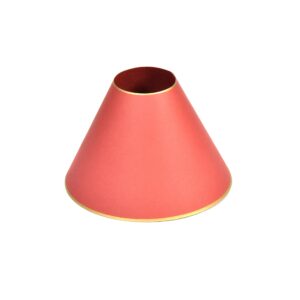 Red and Gold Card Candle Shade