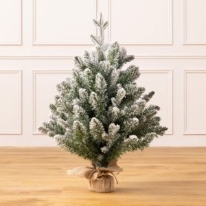 2ft Mini Flocked Artificial Christmas Tree