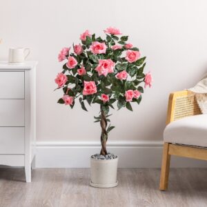 Artificial Pink Rose Tree – 3ft & 4ft