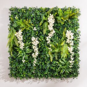 Artificial Wisteria Living Wall Panels – 1m x 1m