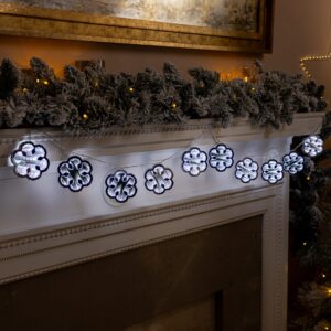 Snowflake Infinity Light Garland – 135cm