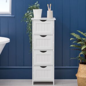 Clovelly White Bathroom Drawer Unit