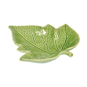 Green Ceramic Vine Leaf