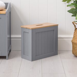 Lustleigh Grey Bathroom Tidy Box