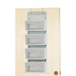 Over Door Hanging Organiser – 4 Pocket Fabric Storage