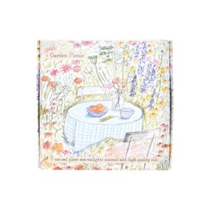 Garden Picnic Soy Tealights – Bright Floral Scent