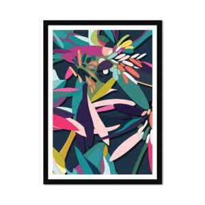 Aster Purple Abstract Fine Art Print
