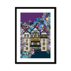 Liberty London in Bloom Purple Fine Art Print