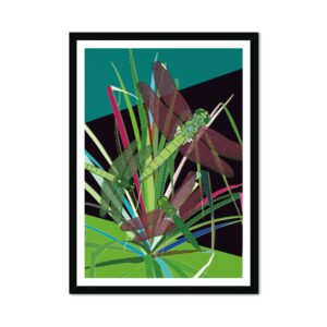 Equatorial Geo Dragonflies Fine Art Print 01