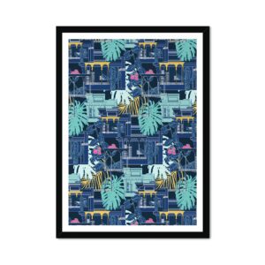 Jardin Majorelle Morocco Fine Art Print Blue