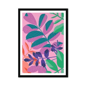 Leaf Pink Fine Art Print