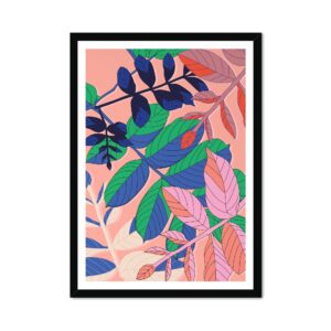 Leaf Peach Fine Art Print