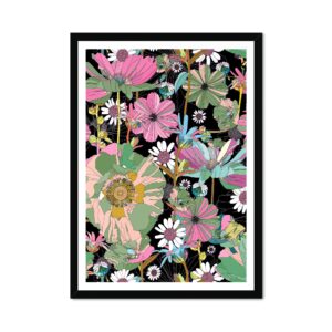 Poppies After Dark Fine Art Print
