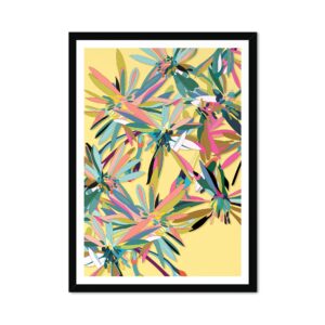 Sea Aster Yellow Abstract Fine Art Print