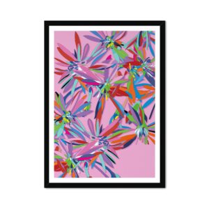 Sea Aster Pink Abstract Fine Art Print