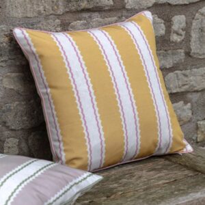 Calivana Outdoor Cushion - Ochre/Pink