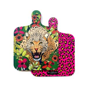 Mini Leopard Print Chopping Board