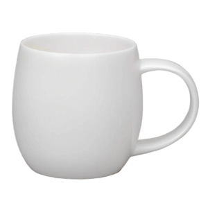 Plum Plain White Bone China Mug