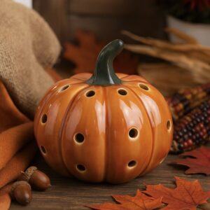 Pumpkin LED Orange Ornament
