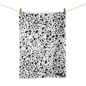 Dalmatian Spot Organic Cotton Tea Towel