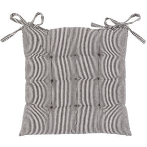 Windsor Woven Strip Seat Pad Cushion - Ink Blue