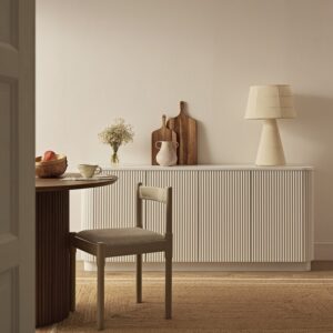 Maru Large 4-Door Sideboard, Washed White